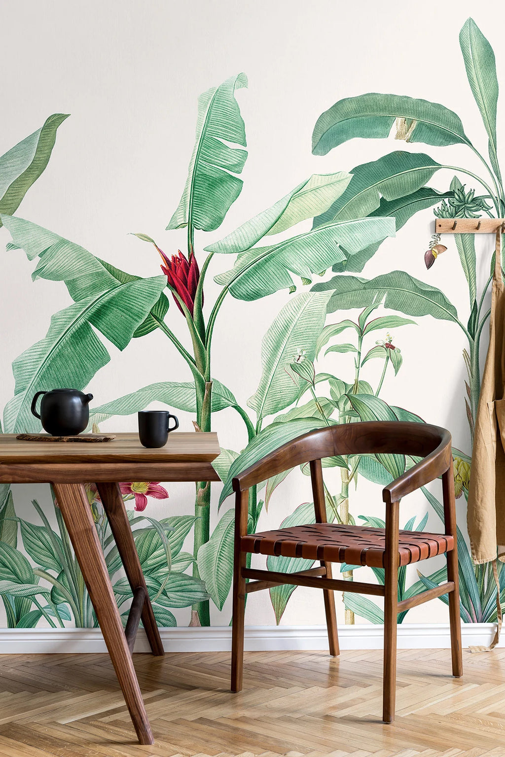 Tropikal Baskılı Duvar Kağıdı
