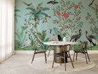 Turnalar ve Chinoiserie Bahçe Duvar Kağıdı – uygulama görseli 6