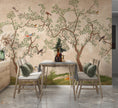 Chinoiserie Ağaç ve Kuşlar Duvar Kağıdı – uygulama görseli 3