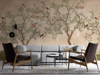 Chinoiserie Ağaç ve Kuşlar Duvar Kağıdı – uygulama görseli 4