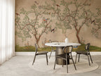 Chinoiserie Ağaç ve Kuşlar Duvar Kağıdı – uygulama görseli 6