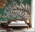 Art Nouveau Beyaz Çiçek Dalları Duvar Kağıdı – uygulama görseli 5