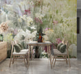 Yağlı Boya Beyaz Orkideler ve Kır Çiçekleri Duvar Kağıdı – uygulama görseli 3