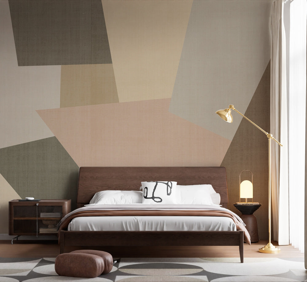 Pastel Geometrik Bloklar Duvar Kağıdı – uygulama görseli 5