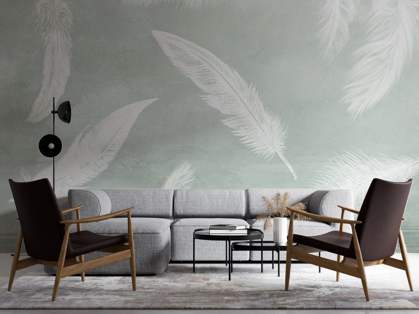 Beyaz Tüyler Duvar Kağıdı – uygulama görseli 4