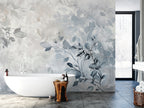 Soft Mavi  Pastel Gri Duvar Kağıdı