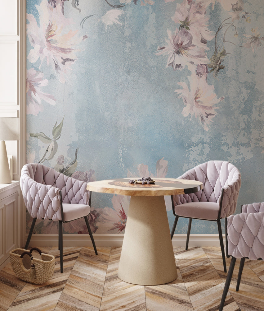 Pastel Mavi  Duvar Kağıdı