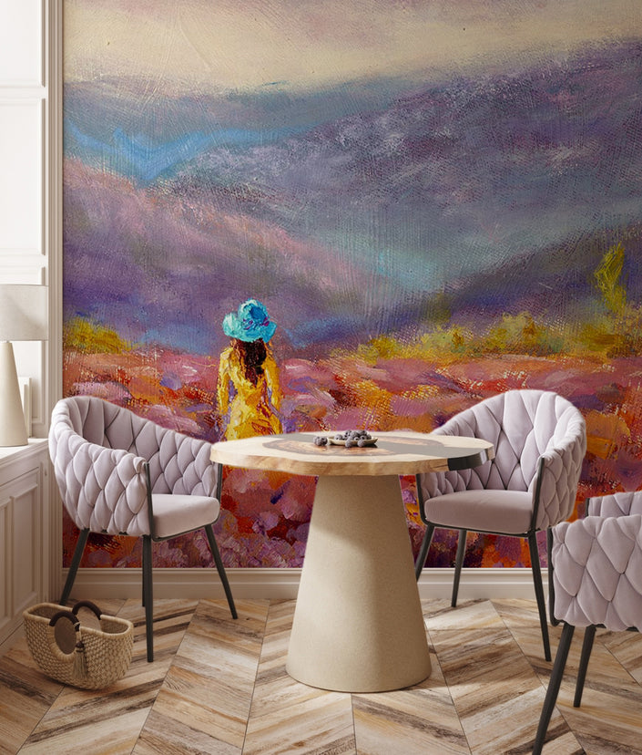 Pastel Mor Duvar Kağıdı